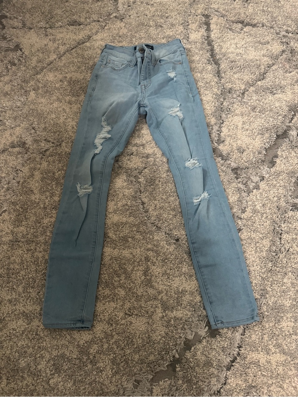 Skinny Fit Distressed Light Blue Women’s Jeggings